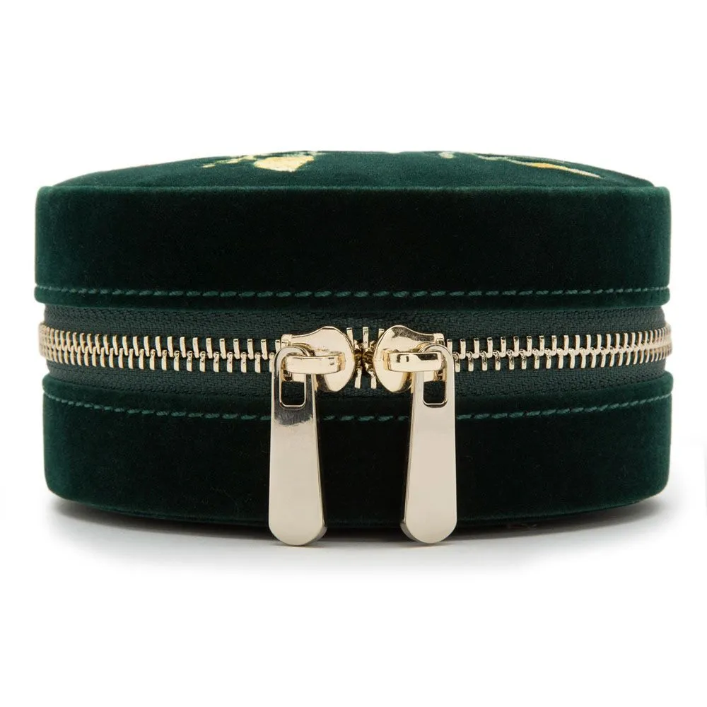 Wolf 1834 Zoe Travel Round Bag in Forest Green