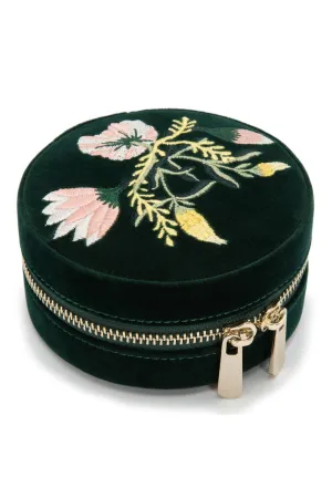 Wolf 1834 Zoe Travel Round Bag in Forest Green